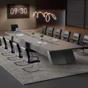 Conference Table for Office Furniture Premium High Quality & Best Design Made in MDF/Plywood with Wire Manager and Meeting Table