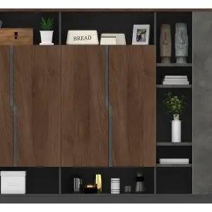 Wooden Office Storage Cabinet with Locking System & Stylish Finish for Corporate