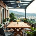 Transform Your Patio with Outdoor Table and Chairs