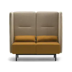 3 Seater Office Sofa Modern Office Sofa with Comfort for Reception or Workspace and Premium Suede Upholstery.