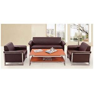 Sofa with wooden Frame, MS Legs, PU Leathrite Tapestry