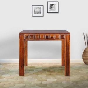 Sheesham Wood 4 Seater Dining Table Only for Dining Room | Wooden Only Dining Table Without Chairs for Home & Kitchen | Solid Wood Dinner Table for Restaurants