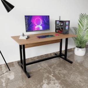 WS Study Table for Home, Office, Desk with Large Storage Space Modern Gaming Desk Study Laptop Table Beige
