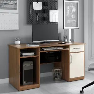 Guide Computer Table in Exotic Teak Finish
