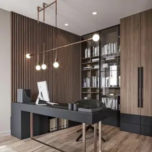 WS Reception Desk, Black Office Desk