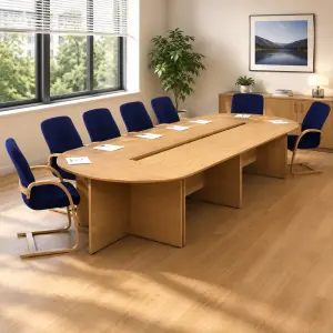 Conference and Meeting Table for Office Furniture with Premium Surface Finish, Modern Frame and Spacious Design