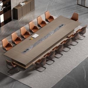 Modern Conference Table for Boardroom Meetings, Executive Meeting Room Table, Luxury Corporate Conference Desk for Offices