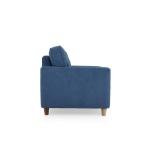 2 Seater Fabric Sofa In Blue Colour