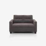 2 Seater Fabric Sofa In Grey Colour