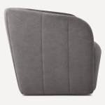 3 Seater Velvet Sofa In Grey Color