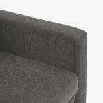 2 Seater Fabric Sofa In Grey Colour