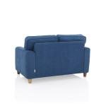 2 Seater Fabric Sofa In Blue Colour
