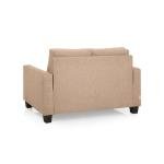 2 Seater Fabric Sofa In Brown Colour