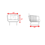 WS Outdoor Sofa Set 6 Seater , 2 Ottoman and 1 Center Table + 1 side table Set (Tan + Beige) Braided & Rope