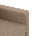 2 Seater Fabric Sofa In Brown Colour