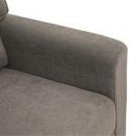 2 Seater Fabric Sofa In Grey Colour