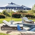 WS Outdoor Swimming Poolside Lounger (Brown)