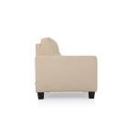 2 Seater Fabric Sofa In Beige Colour