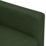 2 Seater Fabric Sofa In Sap Green Colour