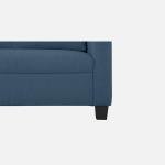 2 Seater Fabric Sofa In Blue Colour