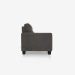 2 Seater Fabric Sofa In Grey Colour