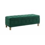 2 Seater Ottoman With Storage In Green Color