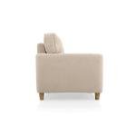 2 Seater Fabric Sofa In Biege Colour
