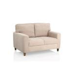 2 Seater Fabric Sofa In Biege Colour
