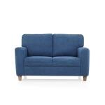 2 Seater Fabric Sofa In Blue Colour