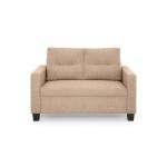 2 Seater Fabric Sofa In Brown Colour