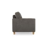 2 Seater Fabric Sofa In Grey Colour