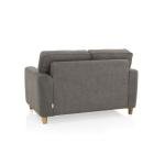 2 Seater Fabric Sofa In Grey Colour
