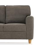 2 Seater Fabric Sofa In Grey Colour