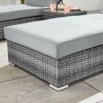 WS Outdoor Swimming Poolside Lounger Set of 2 (Black + Grey)