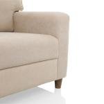 2 Seater Fabric Sofa In Biege Colour