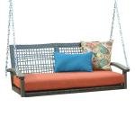 Augusto Double Seater Hanging Swing Without Stand For Balcony , Garden Swing (Dark Brown)