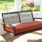 Augusto Double Seater Hanging Swing Without Stand For Balcony , Garden Swing (Dark Brown)