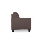 2 Seater Fabric Sofa In Dark Saddle Brown Colour