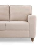 2 Seater Fabric Sofa In Biege Colour