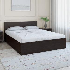 wood state King Bed with Storage (Walnut)
