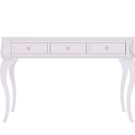 Opaline Luxury White Study Desk with Chair