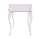 Opaline Luxury White Study Desk with Chair