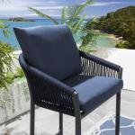 WS Outdoor Patio Bar Chair 4 Chairs For Balcony Braided & Rope