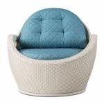 Crocetta Outdoor Sofa Set 3 Seater , 2 Single seater and 1 Center Table (Off White)