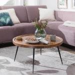 Albi Solid Wood Rounded Center Table