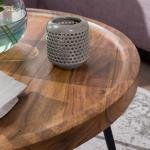 Albi Solid Wood Rounded Center Table
