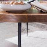 Albi Solid Wood Rounded Center Table