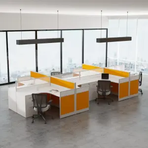 Office Furniture Work Area 8 Seater Modular Workstation