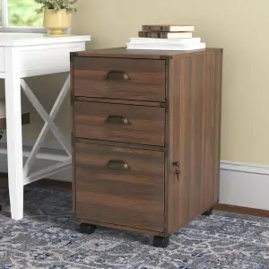 Wooden Frame Drawer & Pedestal with Wheel Base
