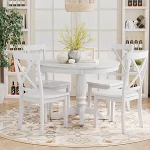 Premium Marble Dining Table Set 4 Seater